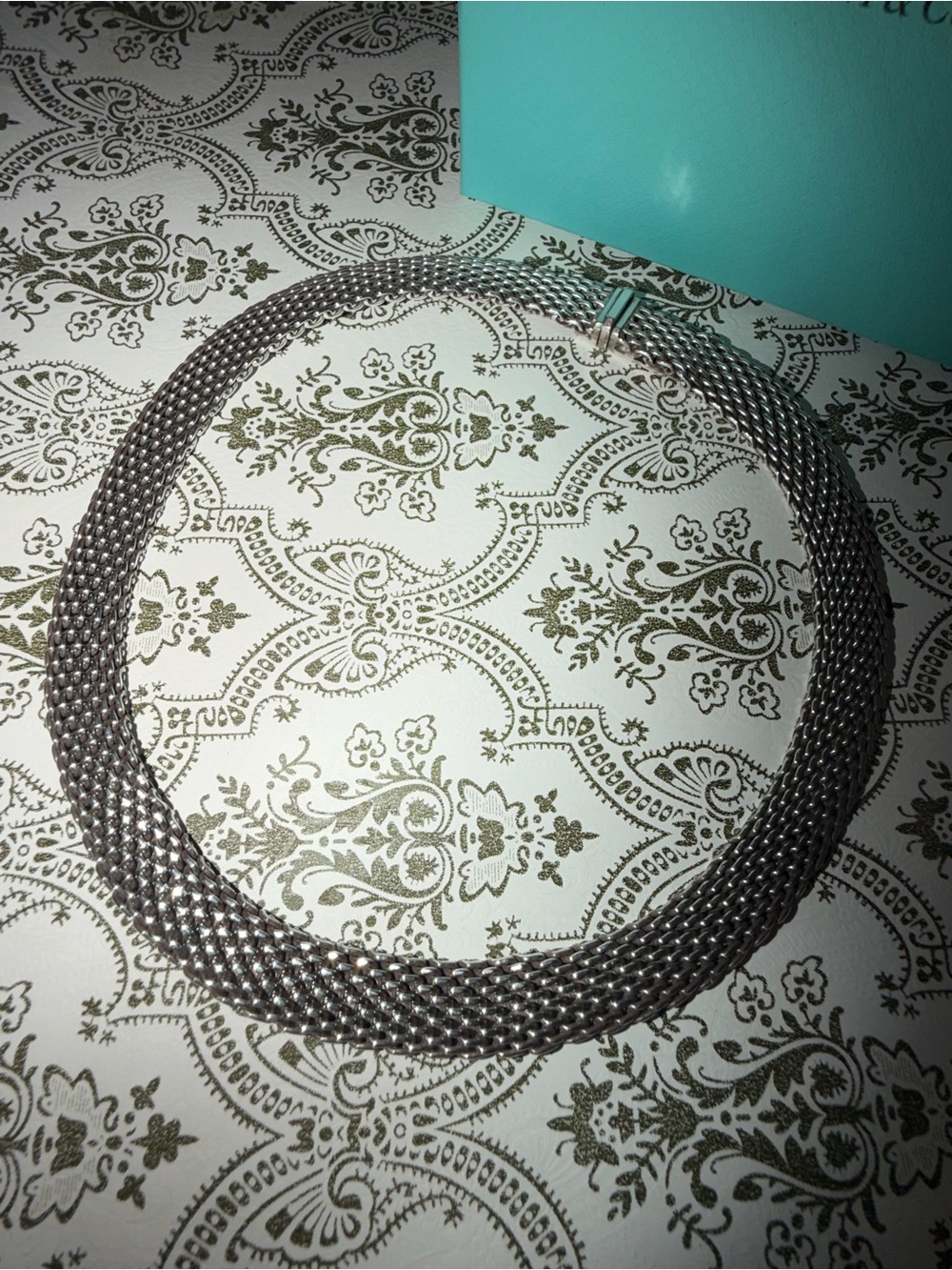 Tiffany & Co Somerset mesh necklace
